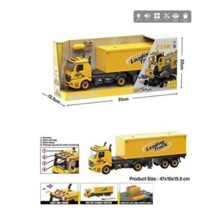 Трейлер YW 9086 A (12/2) конструктор, світло, звук,