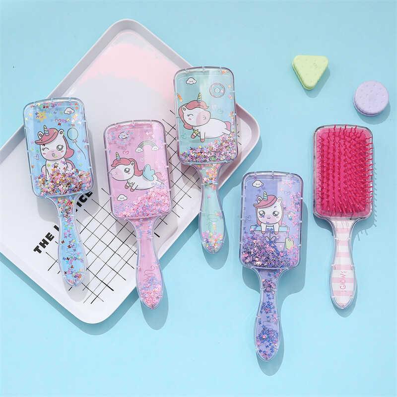 Щітка для волосся C 57956 4 види,”Єдиноріг”, ВИДАЄТЬСЯ ТІЛЬКИ МІКС ВИДІВ