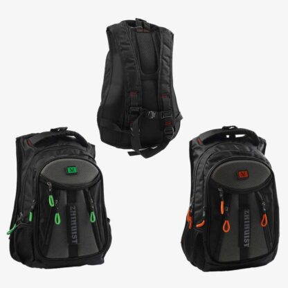 Рюкзак C 72800 (50) 2 види, розмір: 35х19х45 см, 2 відділення, 5 кишень, регульовані лямки, на блискавці, нагрудний ремінь, 45 см