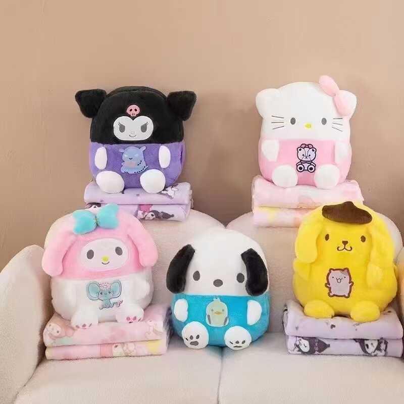 М`яка іграшка M 18373 розмір: 30х22х33 см, герой, муфта, плед, ВИДАЄТЬСЯ ТІЛЬКИ МІКС ВИДІВ