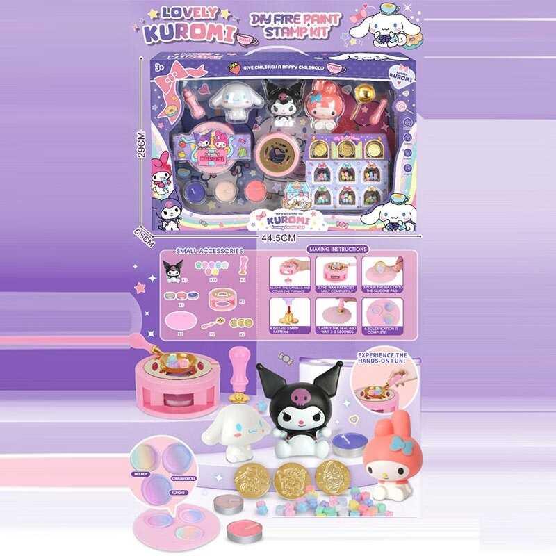 Набір для творчості U 12 віск, печатки, свічки, інструменти, 3 фігурки героїв, в коробці