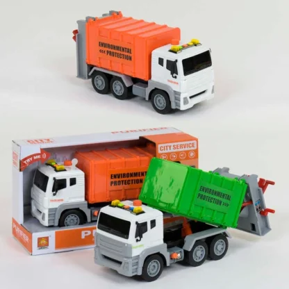 Спецтехніка з повітряною помпою WY 820 A / WY 820 B (18) 2 кольори, світло, звук, інерція, масштаб 1:12, в коробці