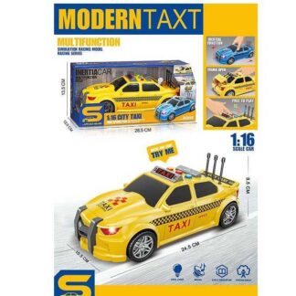 Машина JS 124 D (48) "Таксі", звук, підсвітка, масштаб 1:20, інерція, механічне відкриття багажника,