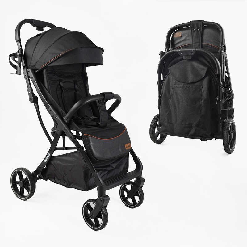 Візок прогулянковий дитячий "JOY" Geneva GN-91378 рама алюмінієва, футкавер, підсклянник, телеско...