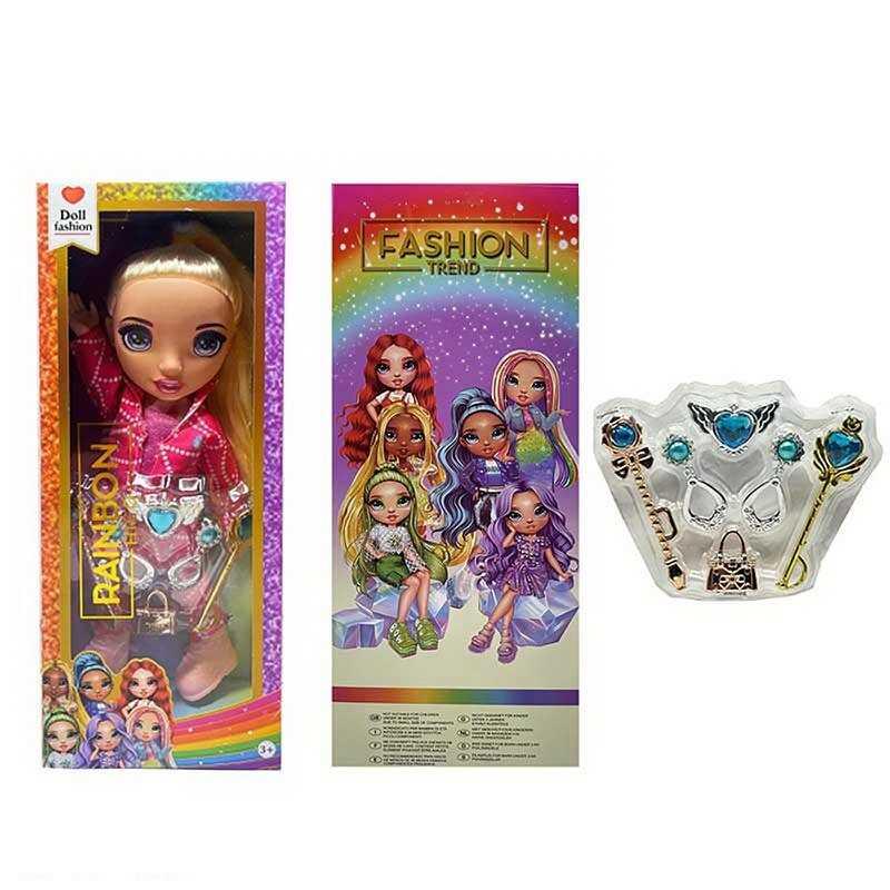 Лялька TK 2030 висота 32см, підсвічування, пісня англійською, знімний одяг та взуття, 2 чарівні п...