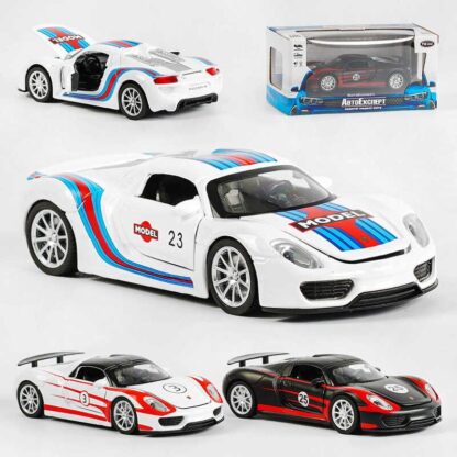 Машина металопластикова 68791 (72/2) "Авто Експерт", 3 різновиди, 1: 32, світло, звук, інерція, відчиняються двері, капот, у