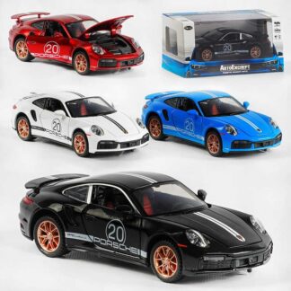 Машина металопластик LF - 01232 (72/2) "Авто Експерт" 4 кольори, 1:32, світло, звук, інерція, відчиняються двері, капот, в коробц