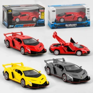 Машинка 81322 (72) "Авто Експерт", 3 кольори, металопластик, 1:32, світло, звук, інерція, відчиняються двері, багажник, у коробці