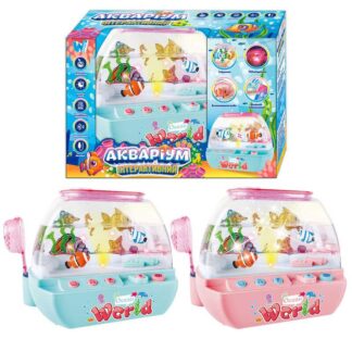 Музичний акваріум 49579 (24) "WToys", 2 кольори, ОЗВУЧУВАННЯ УКРАЇНСЬКОЮ МОВОЮ, підсвічування, казки, пісні, Bluetooth, нічник, U