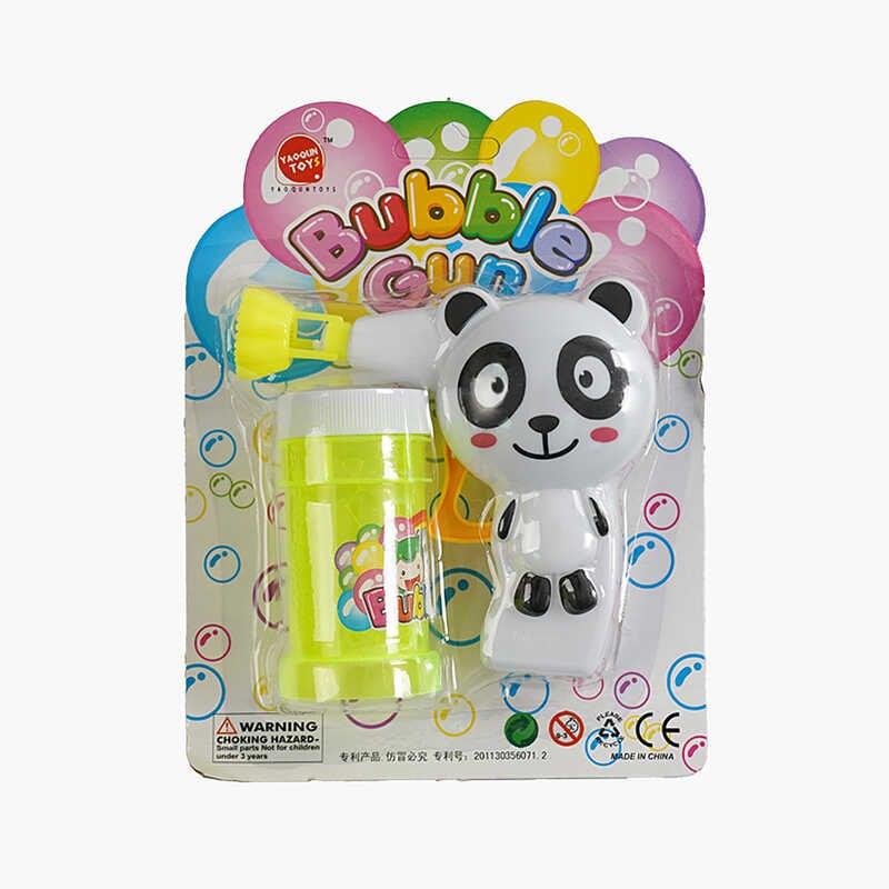 Пістолет з мильними бульбашками 632 H “Панда”, механічний принцип роботи, мильний розчин, на листі