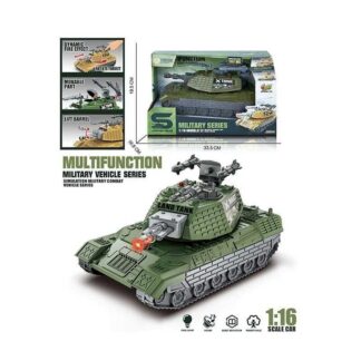 Танк JS 206 (24/2) автоматична вібрація дула, масштаб 1:16, підсвічування, інерція, на батарейках, рухома башта з тріскачкою, в к