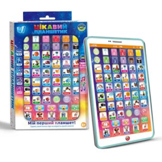 Цікавий планшетик 94568 (144/2) "WToys", ОЗВУЧУВАННЯ УКРАЇНСЬКОЮ МОВОЮ, казки, пісні, абетка, цифри, екзамен, скоромовки, загадки