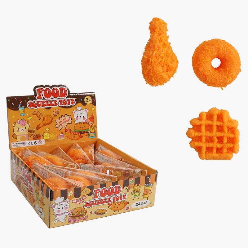 Гра антистрес C 71074 ЦІНА ЗА 12 ШТУК В БЛОЦІ, “Фаст-фуд”, в коробці