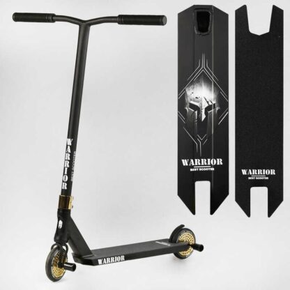Самокат трюковий Т-50615 Best Scooter (4) "Warrior", HIC-система, ПЕГІ, алюмінієвий диск і дека, колеса PU, d = 120 мм, ширина