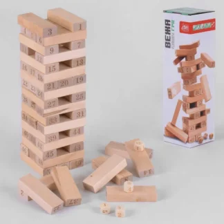 Гр Дерев'яна гра 72154 "ВІЖА" (12) "4FUN Game Club Wood", у коробці