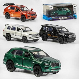 Машинка MG - 02106 (120/2) "Авто Експерт" 4 види, металопластик, 1:36, звук, світло, інерція, відчиняються двері, багажник Машинка