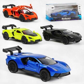 Машинка MG - 03370 (120/2) "Авто Експерт", 4 види, металопластик, 1:36, звук, світло, інерція, відчиняються двері, в коробці