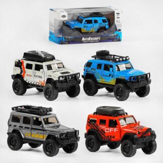 Машинка MG - 10315 (120/2) "Авто Експерт" 4 види, металопластик, 1:36, звук, світло, інерція, відчиняються двері, в коробц Машинка