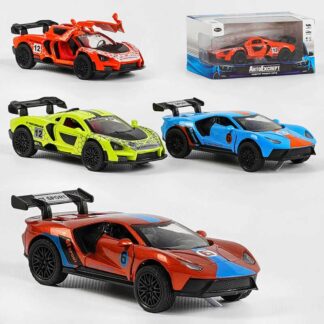 Машинка MG - 25603 (120/2) "Авто Експерт" 4 види, металопластик, 1:36, звук, світло, інерція, відчиняються двері, в коробц Машинка