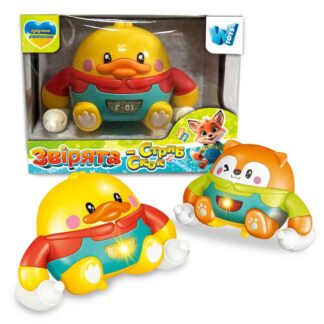 Звірята "Стриб-скок" 14506 (64) "WToys", ОЗВУЧ УКРАЇНСЬКОЮ МОВОЮ, підсвічування, пісні, в коробці