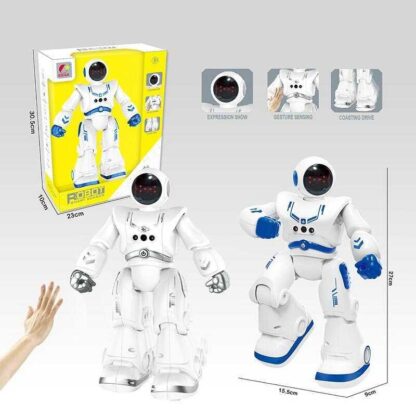 Робот CX 68 (24) 2 цвета, аккум., пульт, USB, сенсор, англ., звук, песни, мелодии, подсве., программирование, в коробке