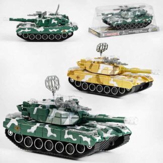 Танк M 1 A2-C 13 (36/2) "Armed Chariot", инерция, трещотка, подвижные элементы, в слюде