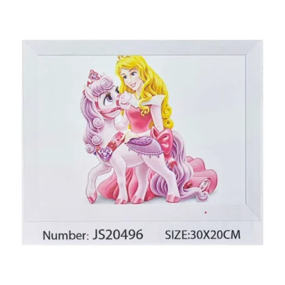 Алмазна мозаїка JS 20496 - 26496 (50) "TK Group", “Принцеса”, 30х20 см, в коробці