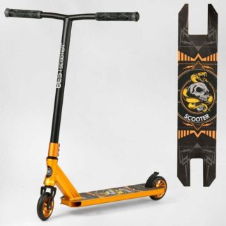 Самокат трюковий BS-9708 Best Scooter (4) HIC-система, алюмінієвий диск і дека, АНОДИРОВАНА ПОКРАСКА, колеса PU, d = 110 мм, ширина