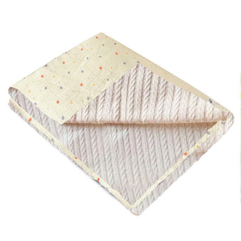 Ор Плед для младенцев "Кружочки" 14375 (1) ткань ВЯЗАНЕ ПОЛОТНО, МУСЛИН, размер 100*80 см "Bimbo"