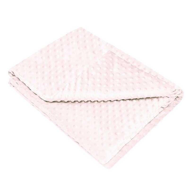 Ор Плед для младенцев 14460 (1) цвет - розовый, ткань ПЛЮШ Minky, размер 100*80 см "Bimbo"