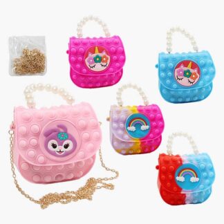 Сумочка C 69405 1 відділення, поп іт, висота 19 см, магнітна застібка, ланцюжок, в пакеті, ВИДАЄТ...