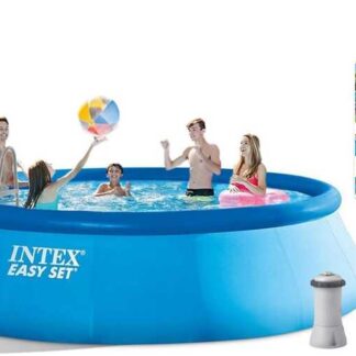 Intex Басейн 26166 об`єм:12430л, фільтр+насос, розмір:457х107см