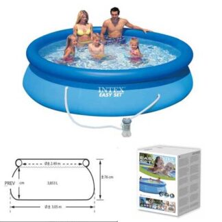 Intex Басейн наливний 28118 305х61см, об`єм=3077 л, з фільтр-насосом