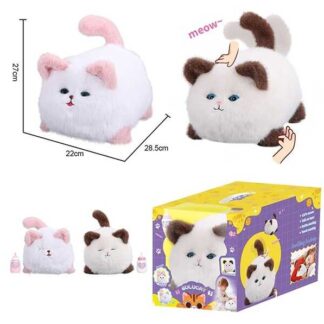 Інтерактивна тваринка 933-103 E 2 види, “Котик”, звуки, кліпає очима, рухає хвостом, запис голосу...