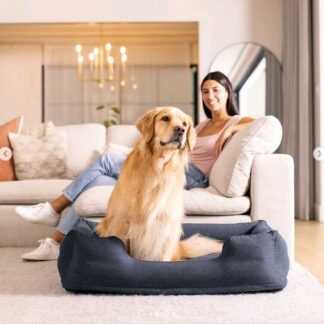 Intex Лежанка для домашніх тварин 48702 Розмір:97/74/23 см, Для собак вагою до 22.7 кг