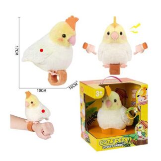 Інтерактивний браслет 933-144 E “Папуга”, “повторюшка” звук, в коробці