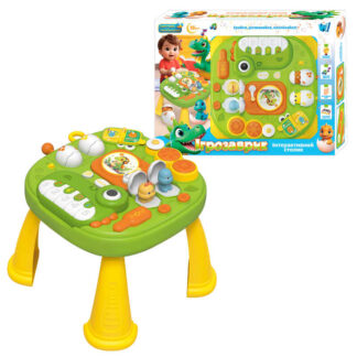 Інтерактивний столик "Ігрозаврик" 17464 "WToys", ОЗВУЧ УКР МОВ, підсвіч,10 скоромов,10 казок,10 п...
