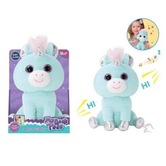 Інтерактивна іграшка 1974-1 “Єдиноріг”, підсвічування, запис голосу, мелодії, в коробці