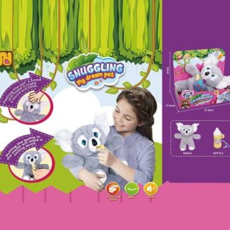 Інтерактивна тваринка 933-214 E кліпає, сенсорний та магнітний датчик, звук, пляшечка, в коробці