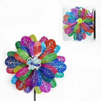 Вітрячок D 37107 ЦІНА ЗА 1 ШТУКУ, “Квітка”, висота 67 см, у пакеті