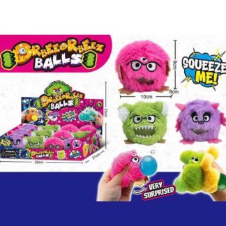 Антистрес BTX 009 ЦІНА ЗА 12 ШТУК В БЛОЦІ, надуває кулю, текстильна, розмір - 10х8х8 см, в коробці