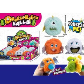 Антистрес BTX 011 ЦІНА ЗА 12 ШТУК В БЛОЦІ, надуває кулю, текстильна, розмір - 10х8х8 см, в коробці