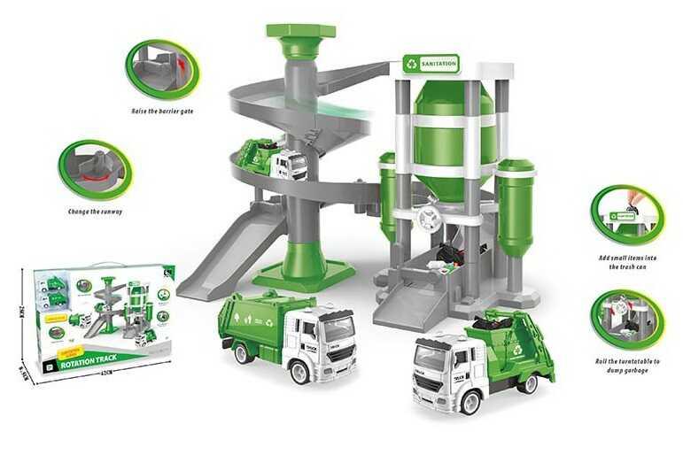 Трек СМ 559-88 Комунальні служби, світло, звук, 2 машинки, в коробці