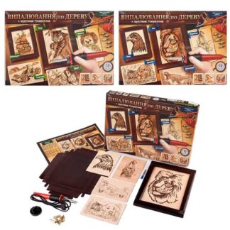 Гр Набор для выжигания УКР WD-01-01U,WD-01-02U (6) "Danko Toys"