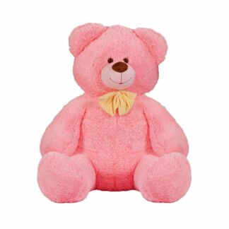 Гр М`яка іграшка "Ведмедик" колір рожевий В53959 висота 1,6 м в пакеті
