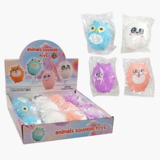 Гра антистрес C 70782 ЦІНА ЗА 12 ШТУК В БЛОЦІ, "Звірята", висота 8см, в коробці