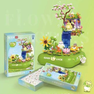 Конструктор 661007 970 деталей, підсвічування, заводний музичний механізм, платформа обертається...