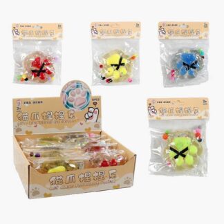 Гра антистрес С 70378 “Лапка”, кульки, підсвічується, блискітки, ЦІНА ЗА 10 ШТУК В БЛОЦІ