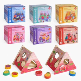 Сортер дерев`яний C 61720 8 фігурок, в коробці, ВИДАЄТЬСЯ ТІЛЬКИ МІКС ВИДІВ