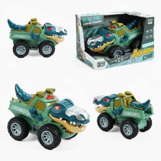 Машина музична SY 200-23 звуки, самостійно їздить, підсвічування, рухає хвостом і щелепою, в коробці